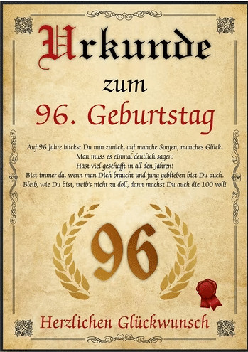 ❤️ 96 Jahre Lebenserfahrung – Ein ganz besonderer Geburtstag
